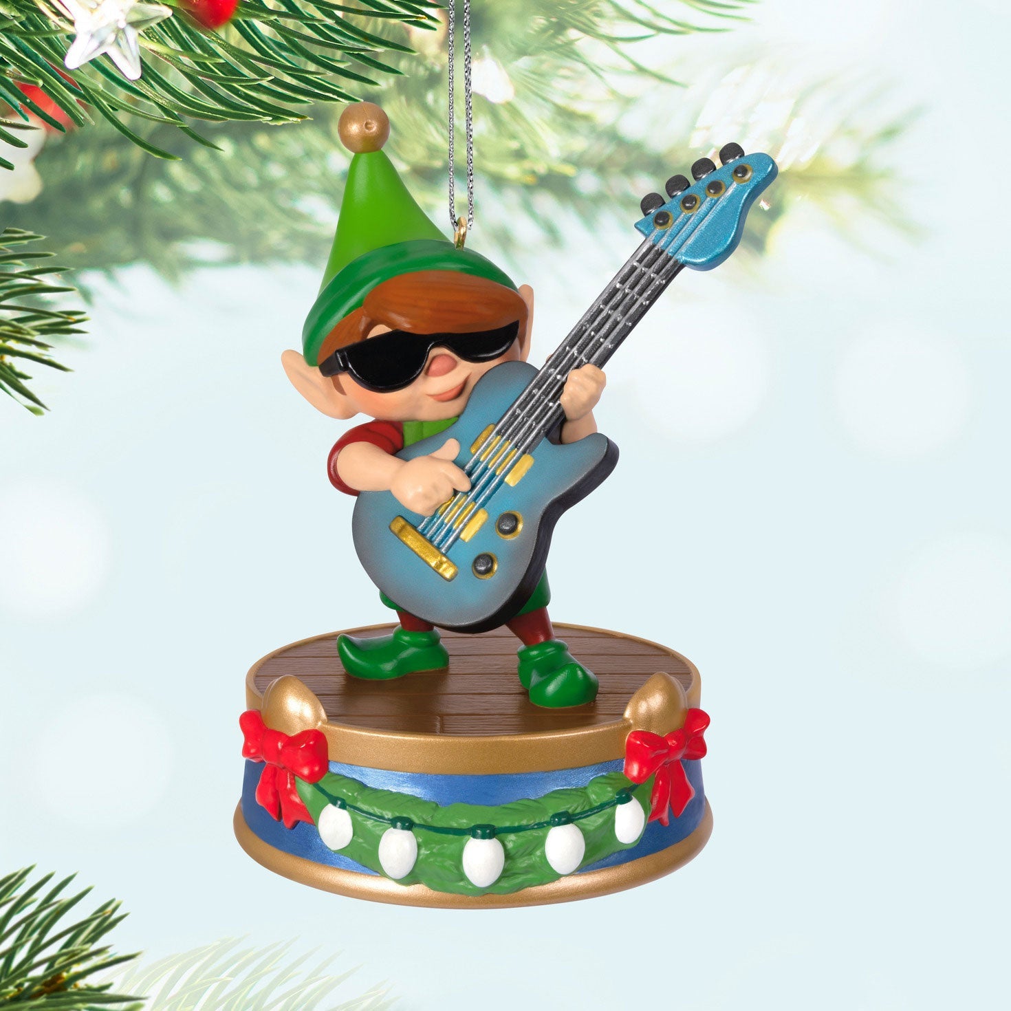 North Pole Tree Trimmers Band Collection Gil On Guitar Musical 2024 Keepsake Ornament