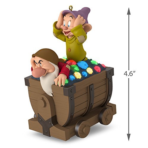 Off We Go!, Disney Snow White and the Seven Dwarfs, Music and Light 2018 Keepsake Ornament