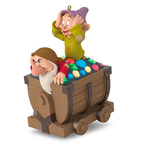 Off We Go!, Disney Snow White and the Seven Dwarfs, Music and Light 2018 Keepsake Ornament