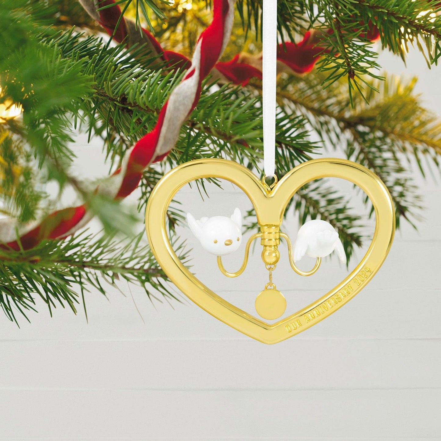 Our Anniversary 2024 Metal Keepsake Ornament