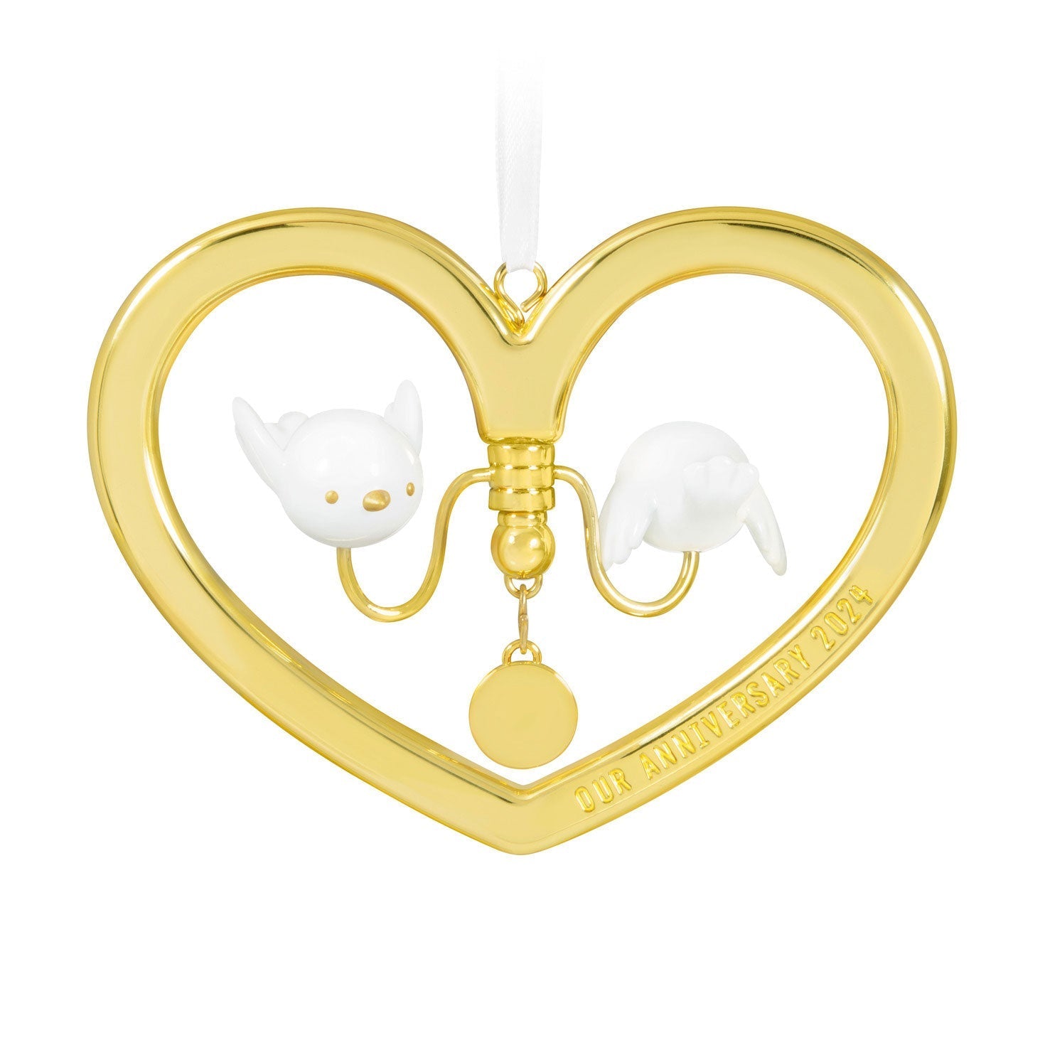 Our Anniversary 2024 Metal Keepsake Ornament