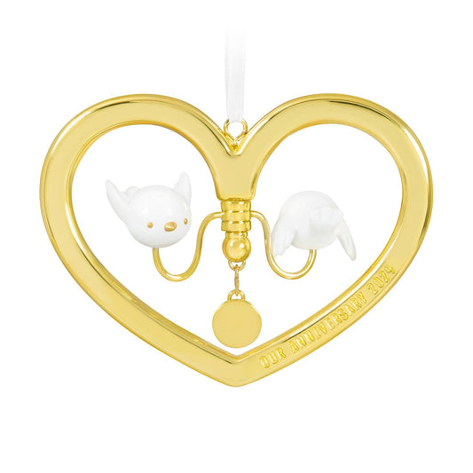 Our Anniversary 2024 Metal Keepsake Ornament