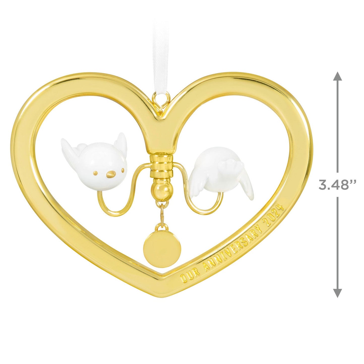 Our Anniversary 2024 Metal Keepsake Ornament