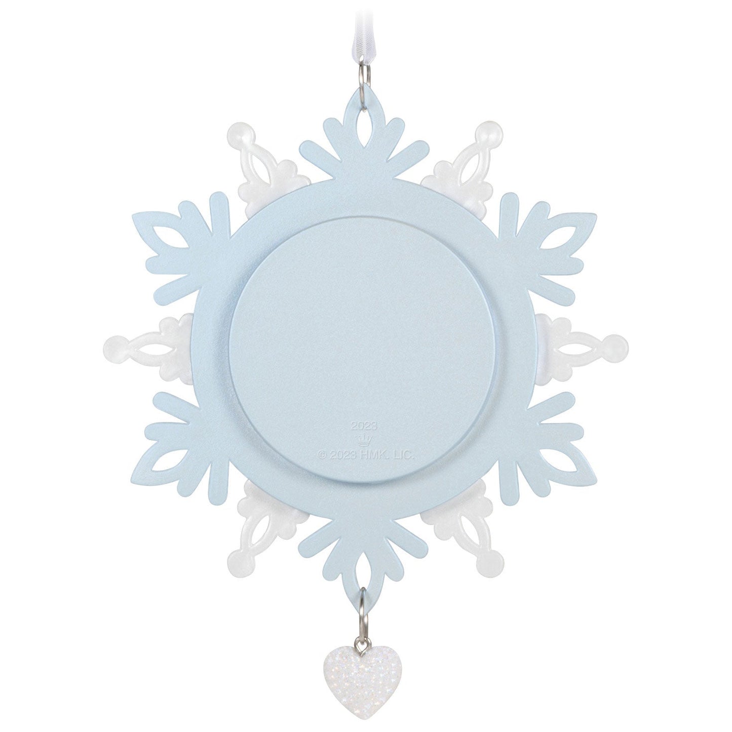 Our First Christmas Together Snowflake 2023 Photo Frame, 2023 Keepsake Ornament