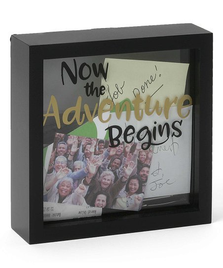 Our Name is Mud “Officially Retired" Glass Shadow Box, 6.25"
