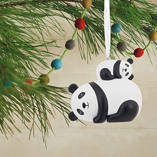 Parent and Child Pandas Tree Trimmer Ornament
