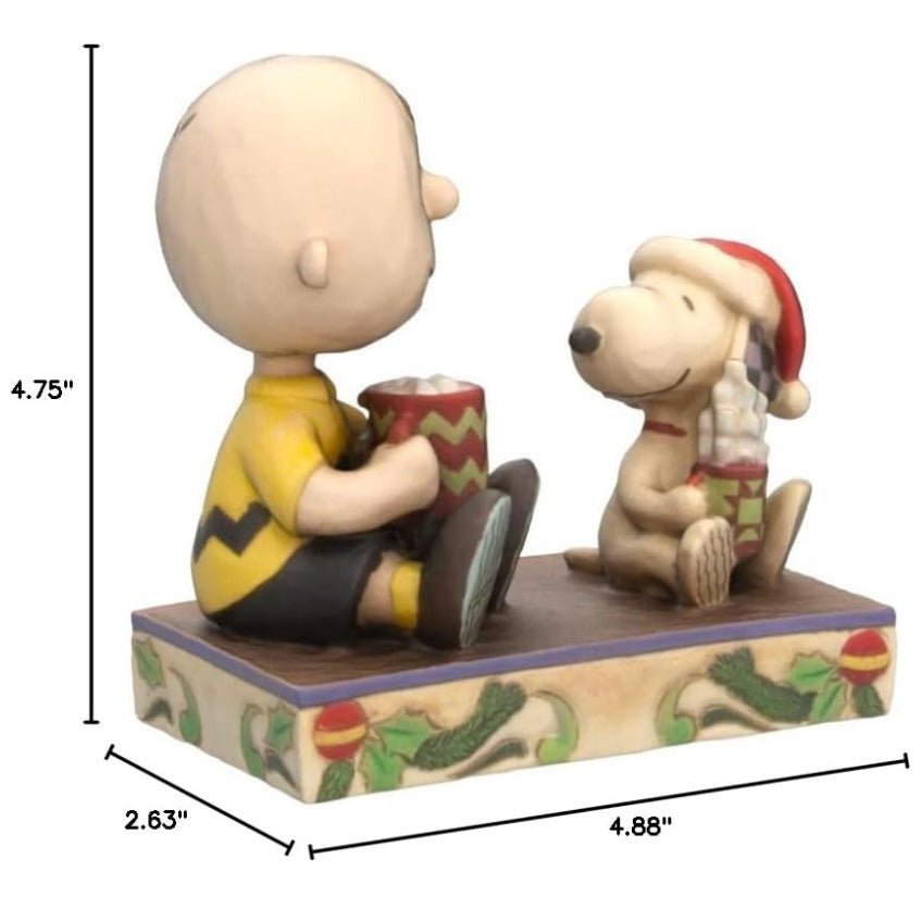 Peanuts by Jim Shore "Hot Christmas Cocoa" Figurine