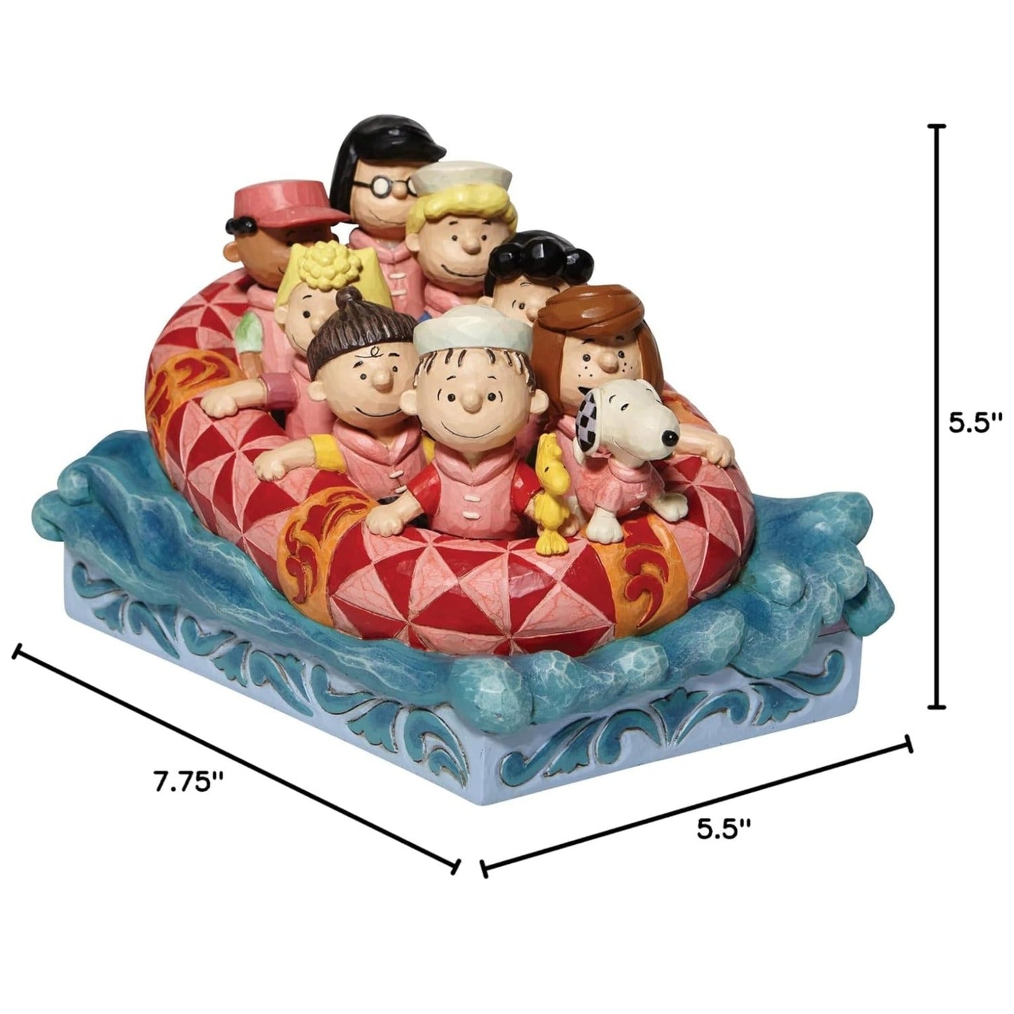 Peanuts by Jim Shore Peanuts Gang Rafting Figurine