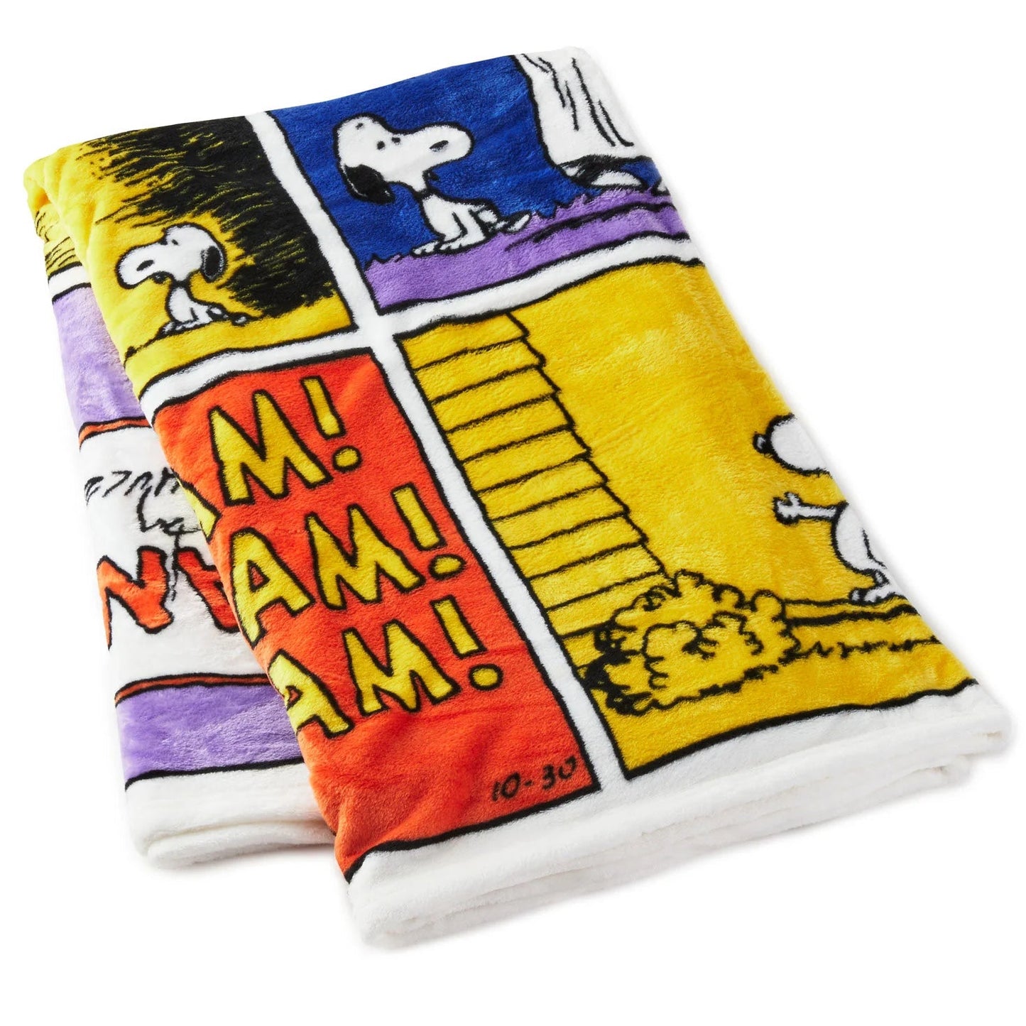 Peanuts Snoopy Trick-or-Treat Snoopy Comic Blanket, 50x60