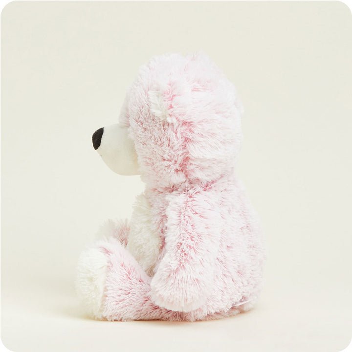 Pink Marshmallow Bear Warmies Plush