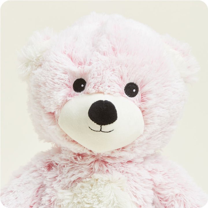 Pink Marshmallow Bear Warmies Plush