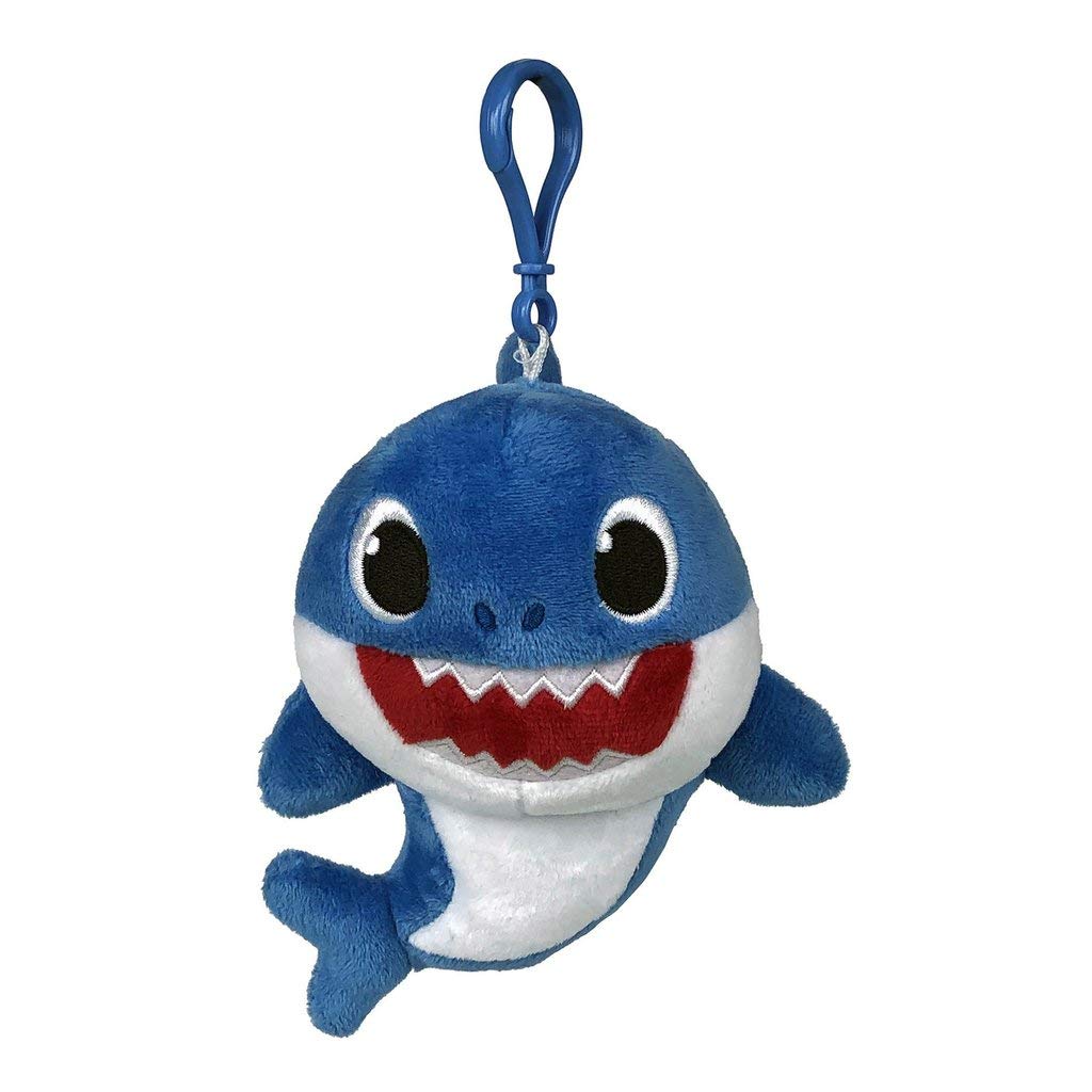 Pinkfong Baby Shark Plush Backpack Clip - Daddy Shark