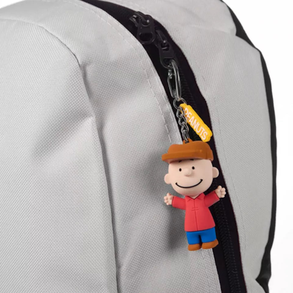 Precious Moments Holiday Charlie Brown Backpack Clip