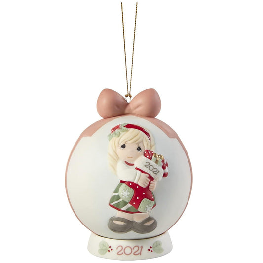 Precious Moments You Fill Me with Christmas Cheer 2021 Dated Ball Ornament