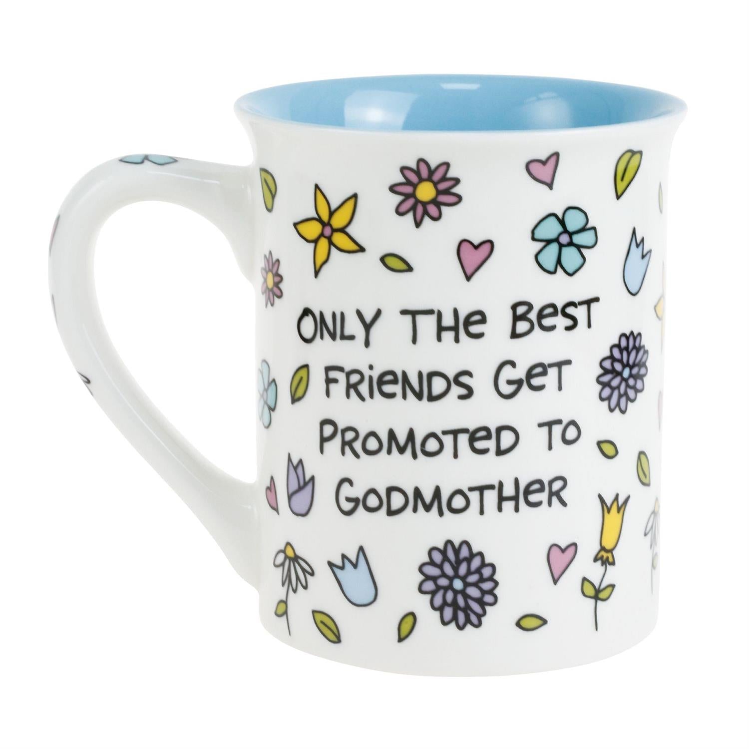 Promoted to Godmother Mug, 16oz