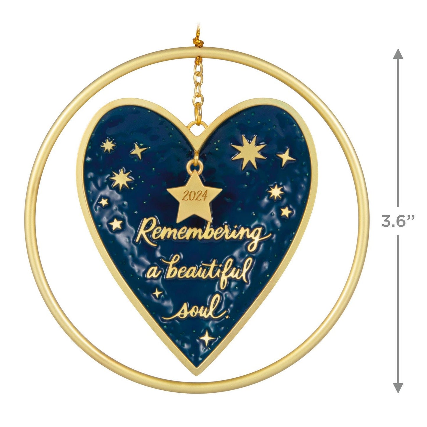 Remembering a Beautiful Soul 2024 Metal Keepsake Ornament