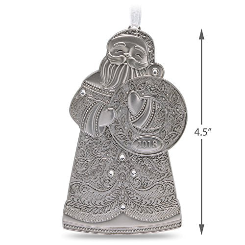 Saint Nick, Metal Santa, 2018 Keepsake Ornament