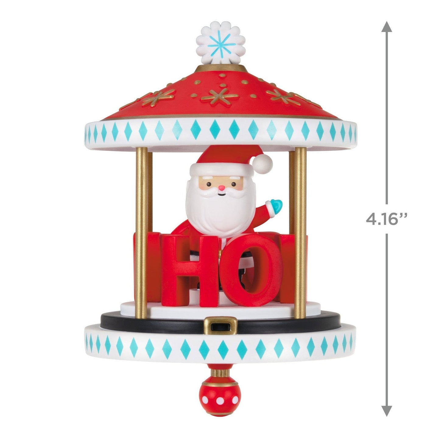 Santa Go Round, 2023 Keepsake Ornament