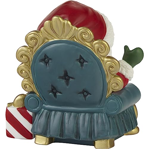 Santa’s Here Bringing Cheer Annual Santa Bisque Porcelain Figurine