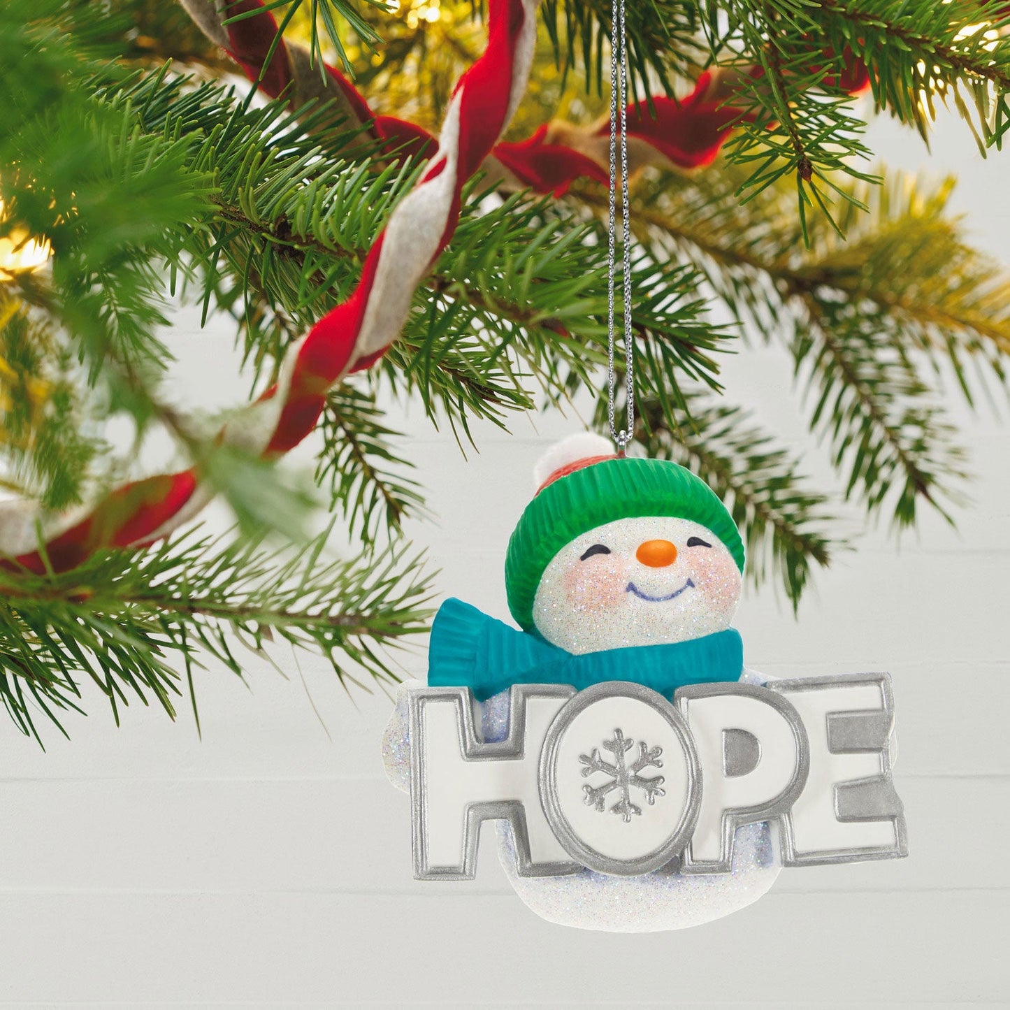 Season of Hope Snowman, 2023 Keepsake Ornament With Light
