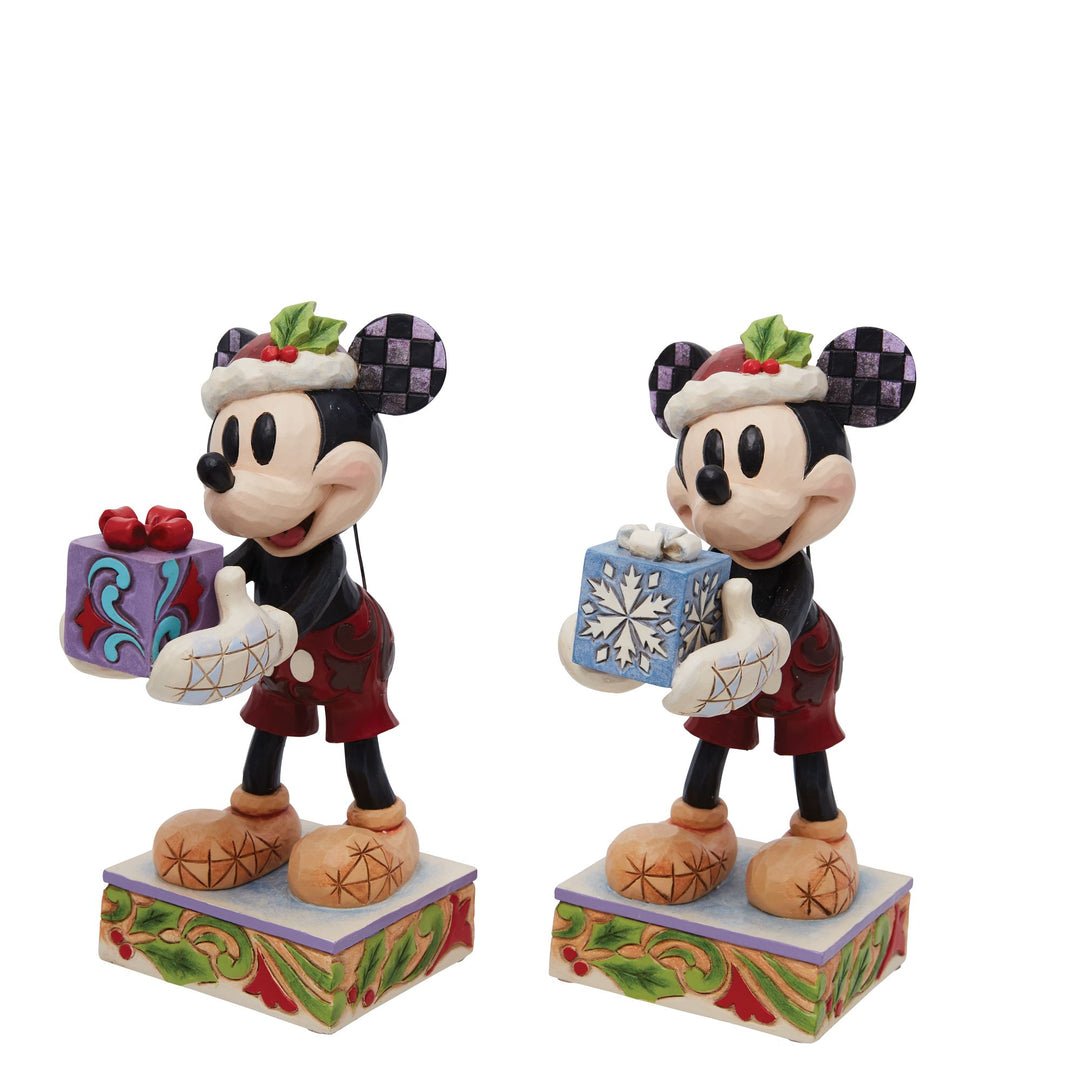 "Secret Santa" Santa Mickey with Gift