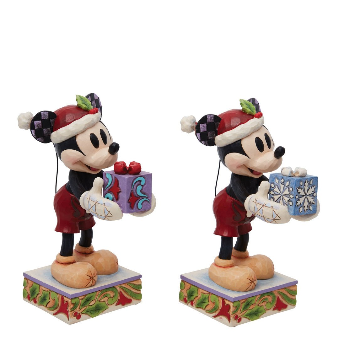 "Secret Santa" Santa Mickey with Gift