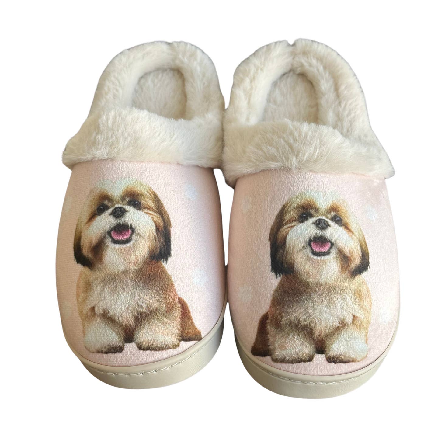 Shih Tzu Tan Slippers