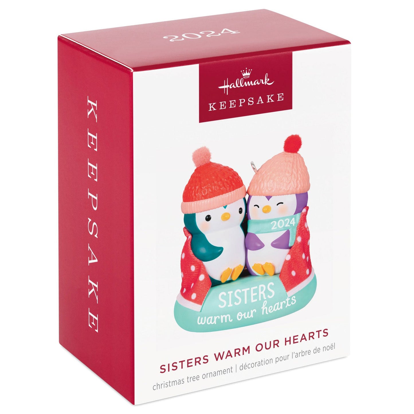 Sisters Warm Our Hearts 2024 Keepsake Ornament