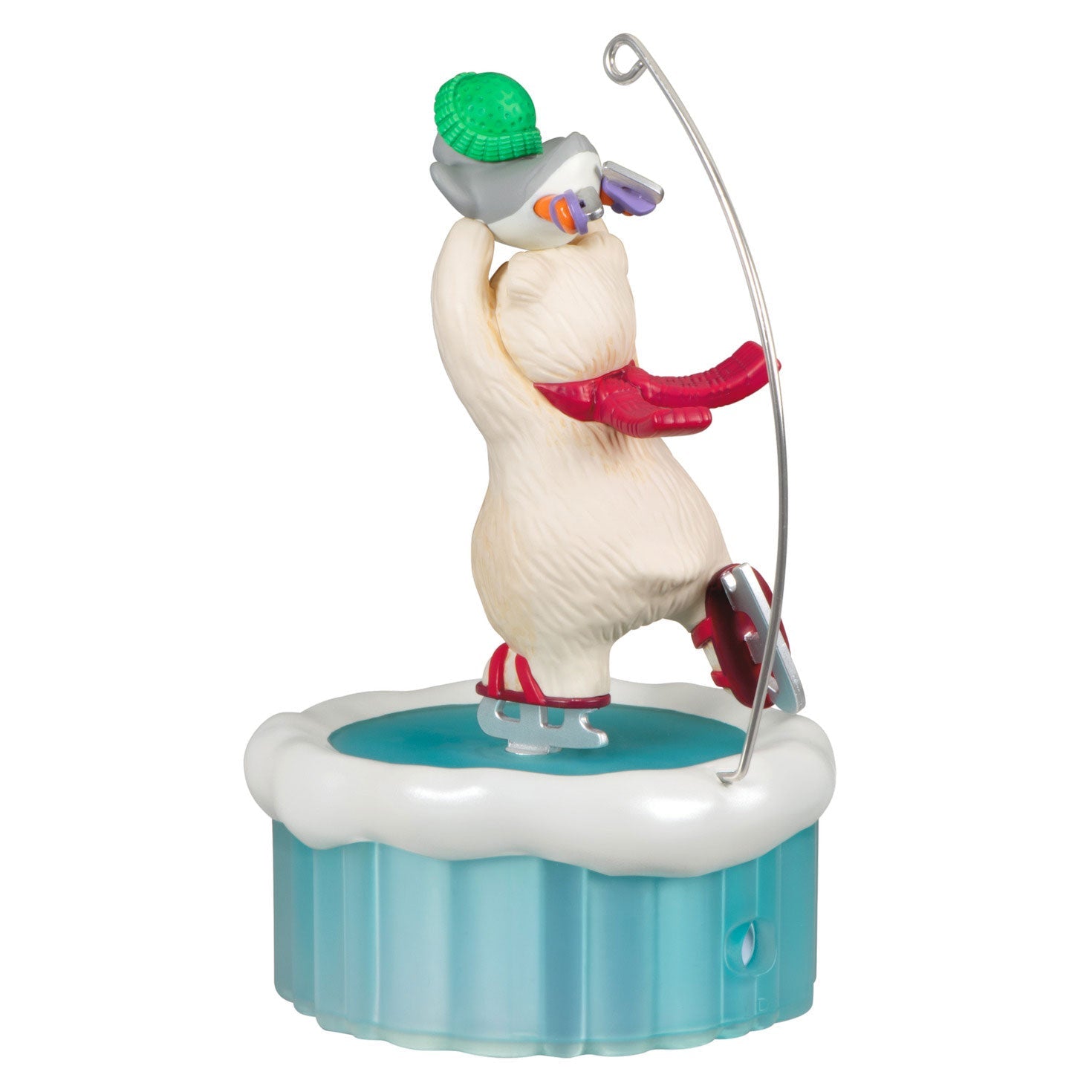 Skating Snowball and Tuxedo, 2023 Keepsake Ornament With Motion