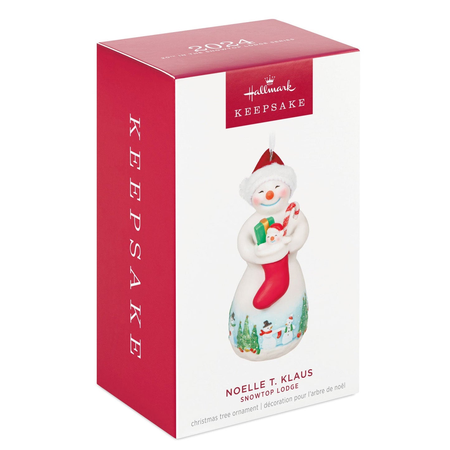 Snowtop Lodge #20 Noelle T. Klaus Porcelain 2024 Keepsake Ornament
