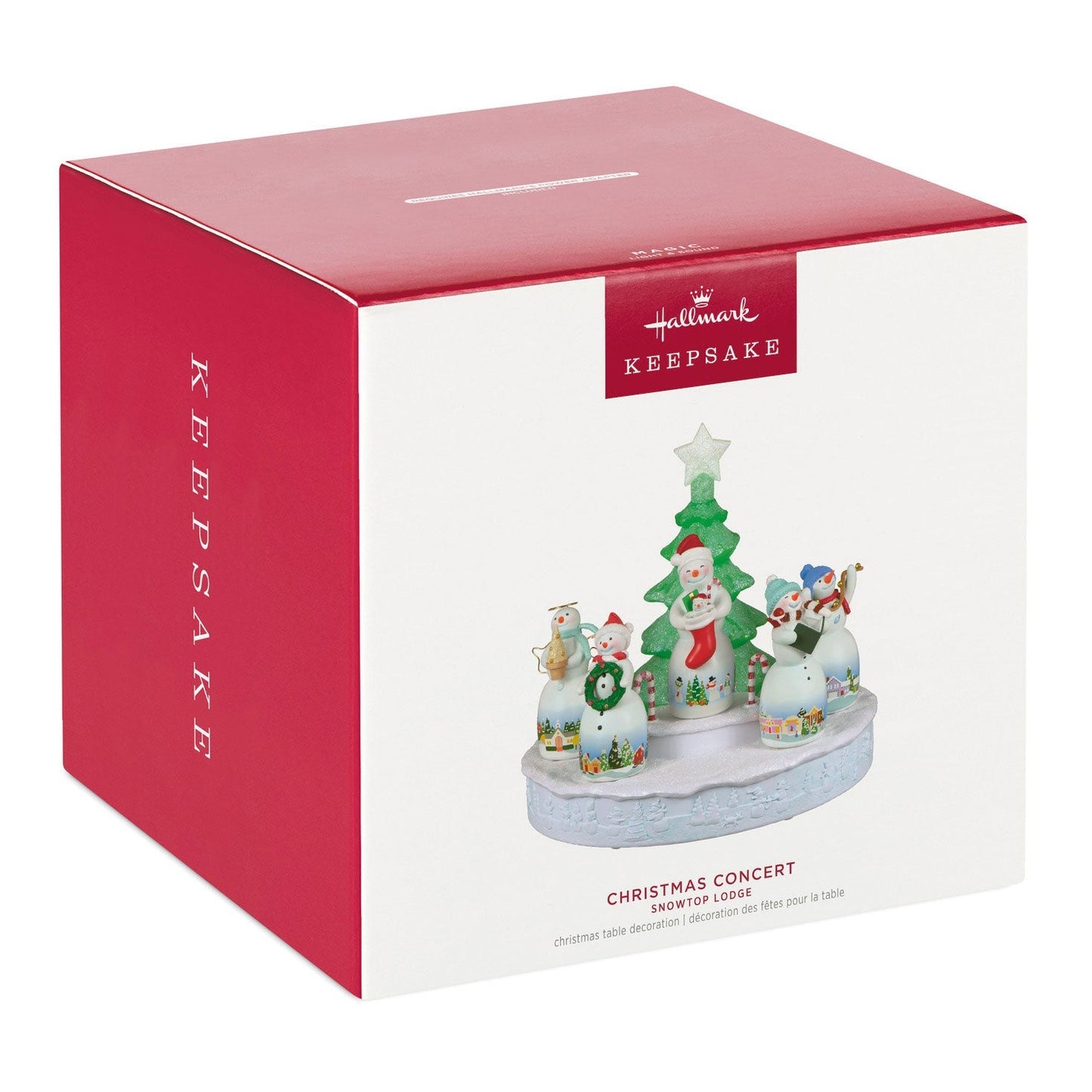 Snowtop Lodge Christmas Concert Tabletop Decoration With Light and Sound