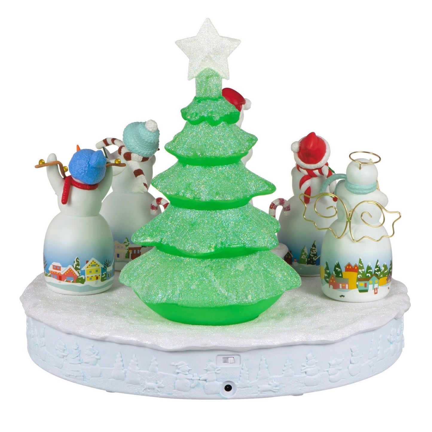 Snowtop Lodge Christmas Concert Tabletop Decoration With Light and Sound