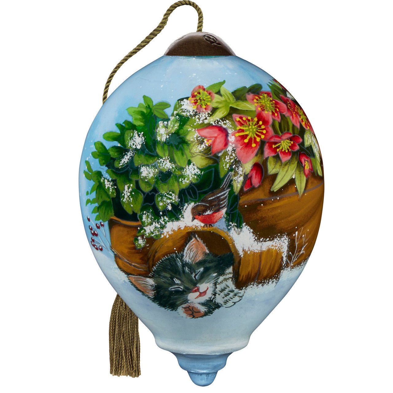 Snowy Slumber Ne'Qwa Ornament