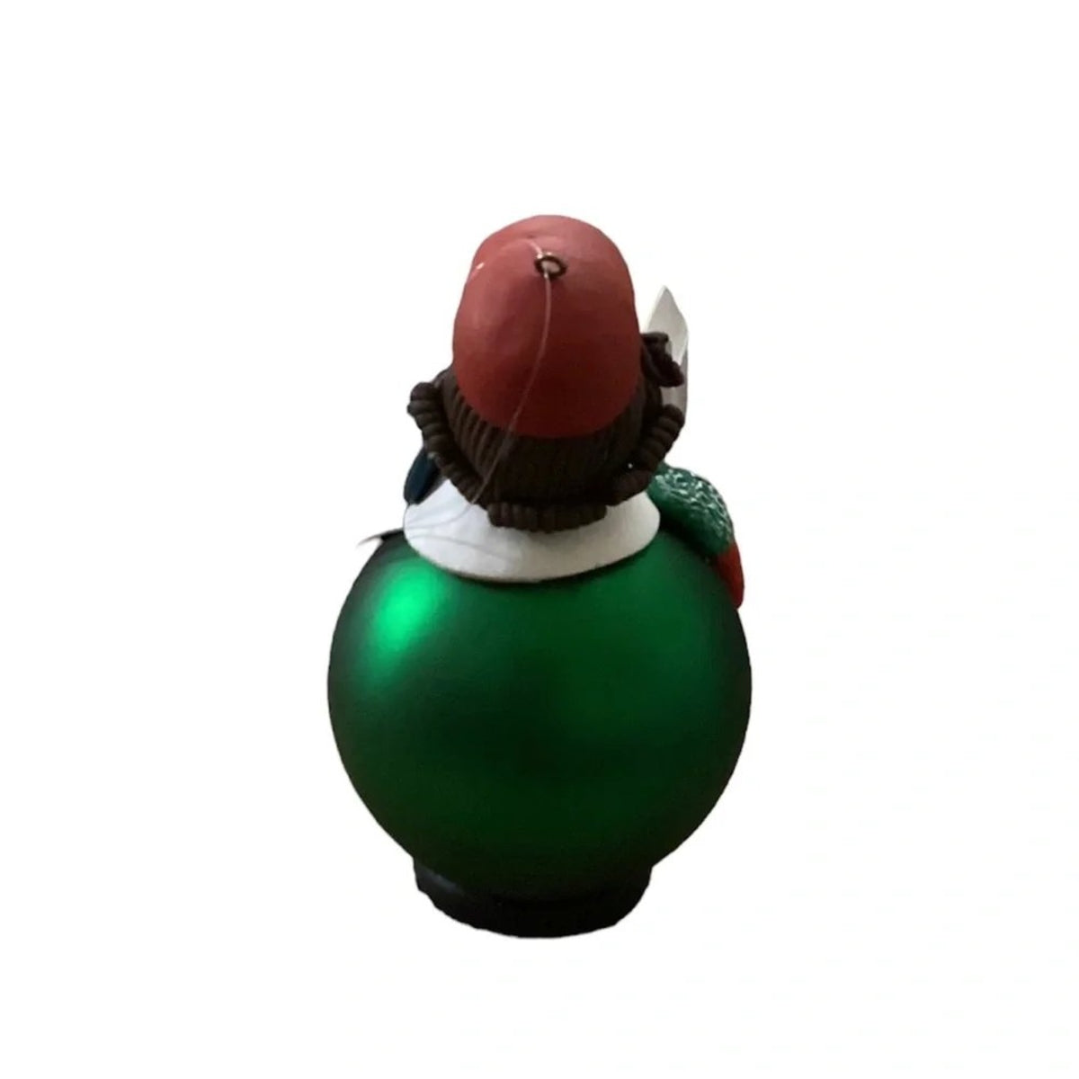 Dept 56 Village Collector Ornament 18590 Green Glass Man House Box Vintage 97