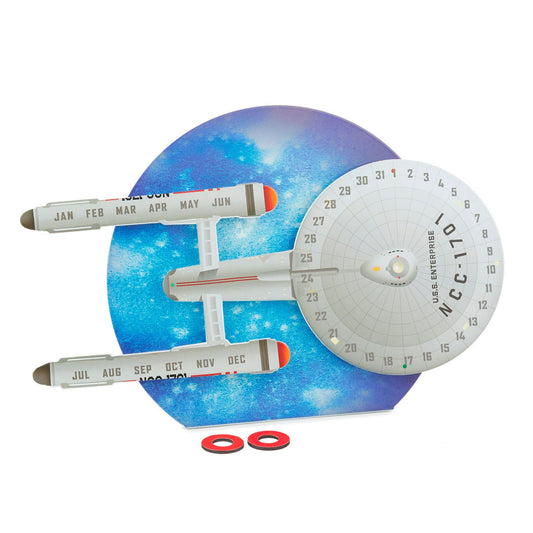Star Trek™ U.S.S. Enterprise™ Magnetic Perpetual Calendar