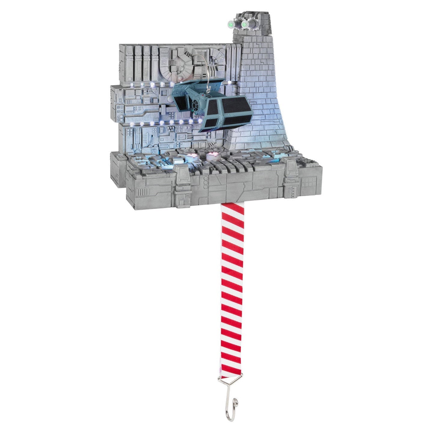 Star Wars: A New Hope Darth Vader's TIE Fighter 2024 Keepsake Ornament and Stocking Hanger Set