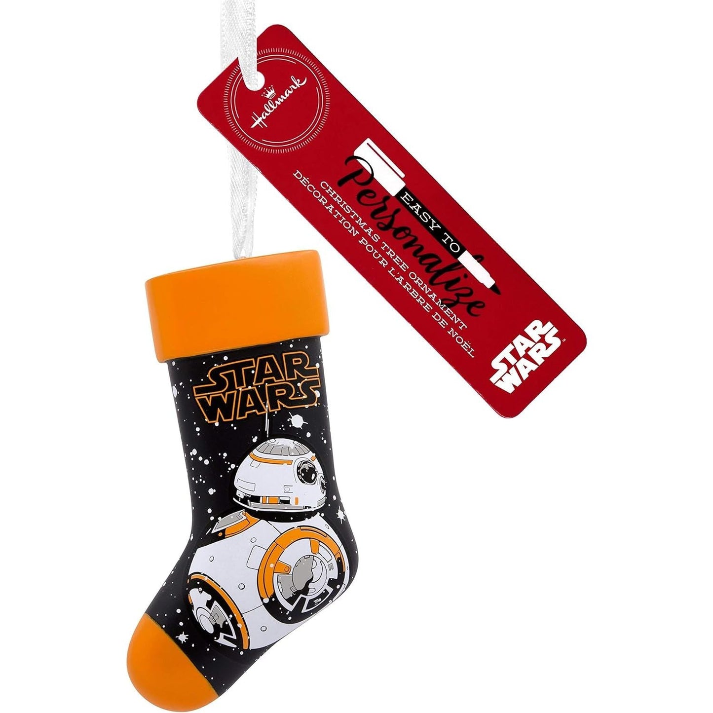Star Wars: BB-8 Stocking Personalized Hallmark Ornament