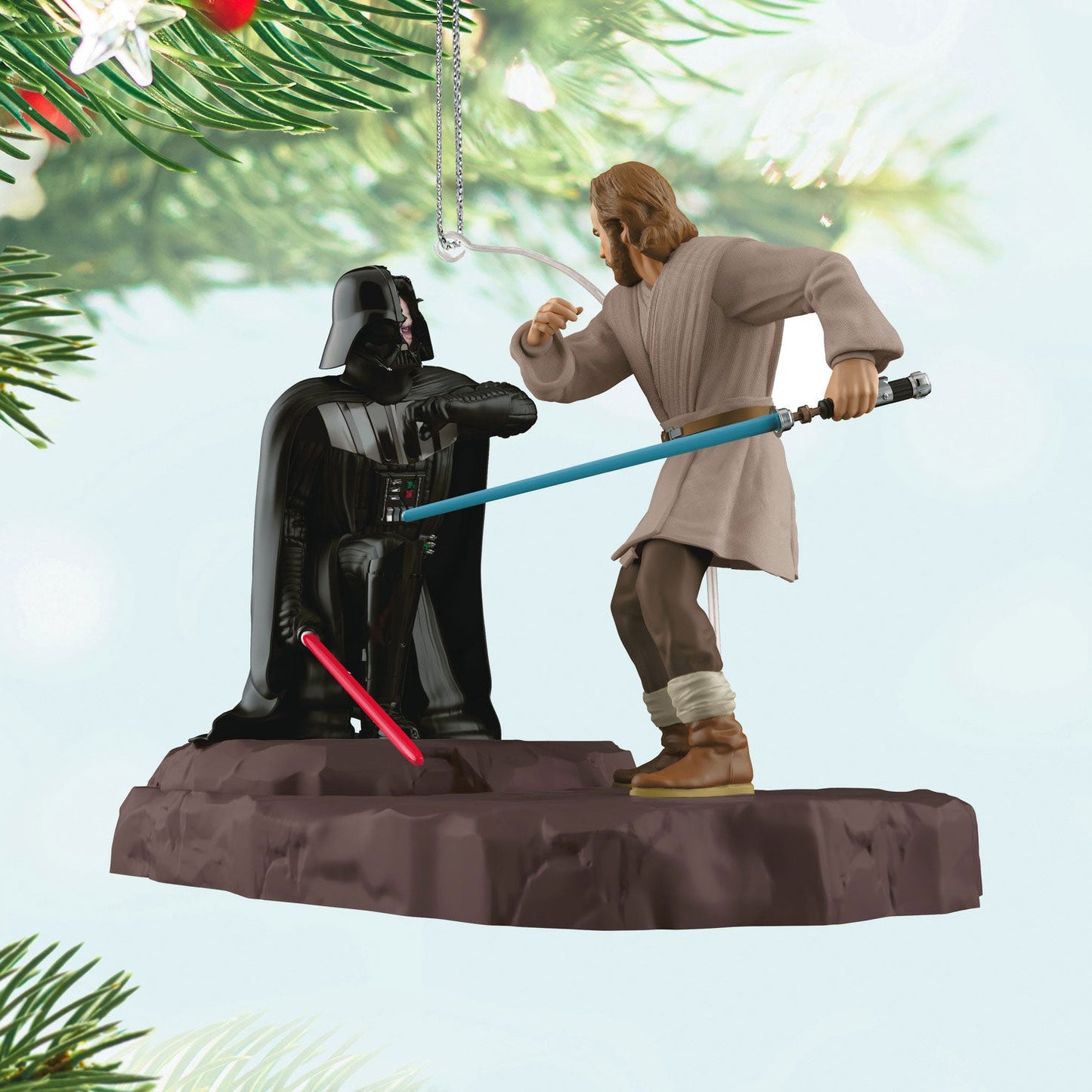 Star Wars: Obi-Wan Kenobi Face-Off With Darth Vader 2024 Keepsake Ornament