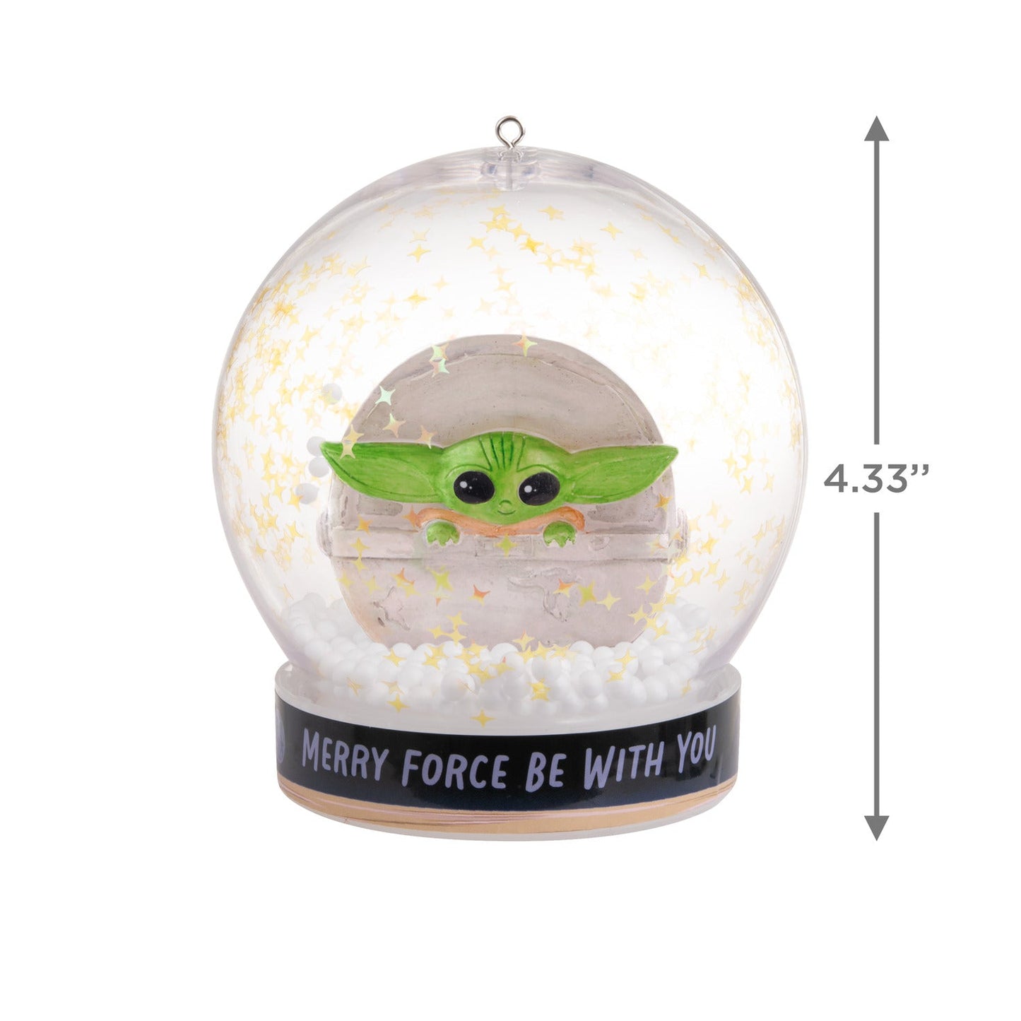 Star Wars: The Mandalorian Grogu Build-Your-Own Crayola Snow Globe Hallmark Ornament Kit