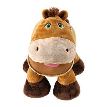 Stuffies Dash The Horse Zip Pockets Stuffed Toy
