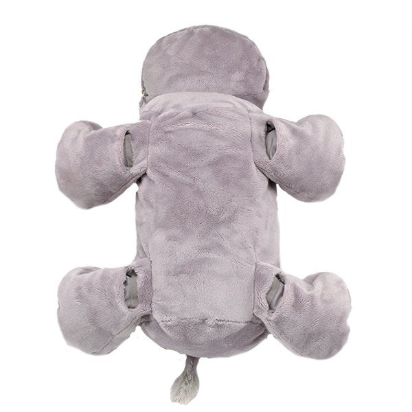 Stuffies Gracie the Hippo Zip Pockets Stuffed Toy