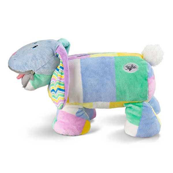 Stuffies Patches the Bunny Zip Pockets Stuffed Toy