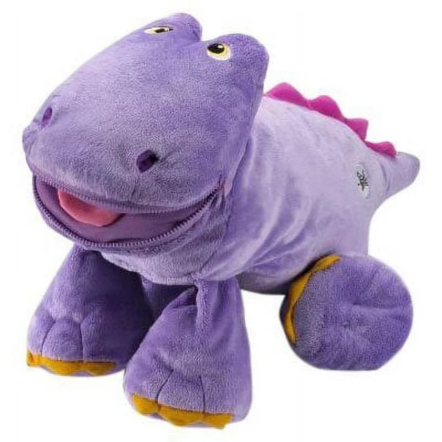 Stuffies Stomper The Dinosaur Zip Pockets Stuffed Toy