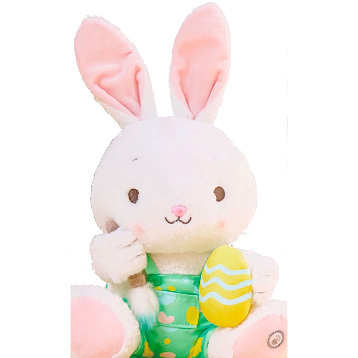 Sunshiny Day Bunny Singing Stuffed Animal With Motion, 13.5" H