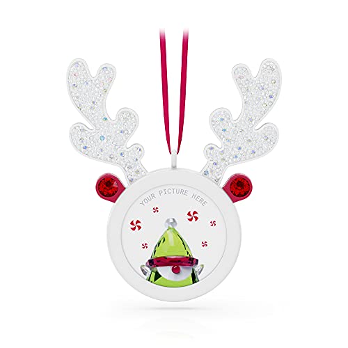 SWAROVSKI Holiday Cheers Crystal Reindeer Hanging Picture Frame