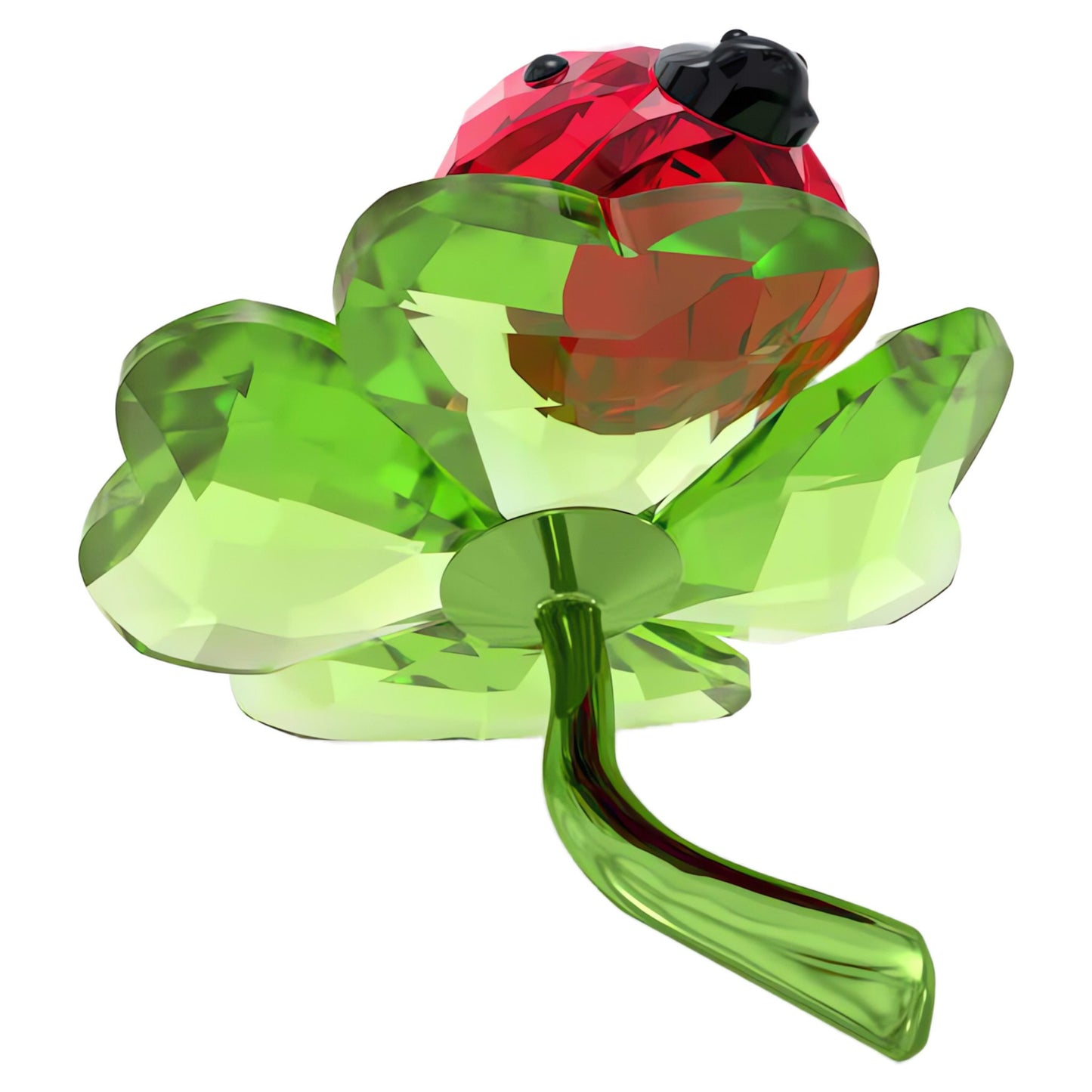 Swarovski Idyllia Ladybug and Clover Figurine