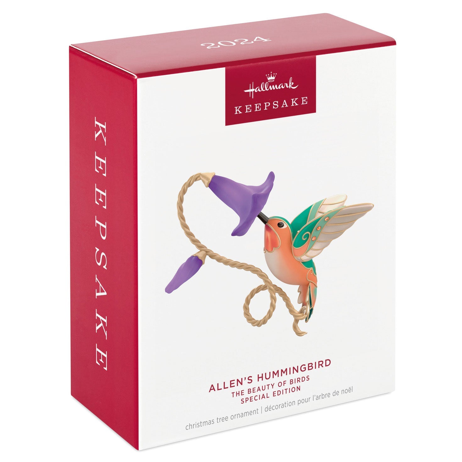 The Beauty of Birds Allen's Hummingbird Special Edition Metal 2024 Keepsake Ornament