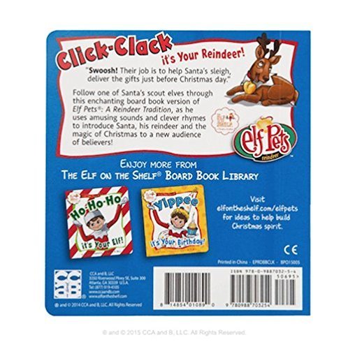 The Elf on the Shelf Click - Clack! It's Your Reindeer! Novelty