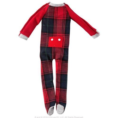 The Elf on the Shelf Couture FA-La-La Footies Pajamas Set