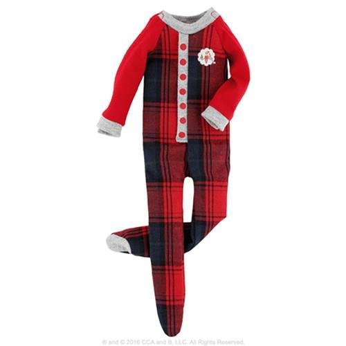 The Elf on the Shelf Couture FA-La-La Footies Pajamas Set